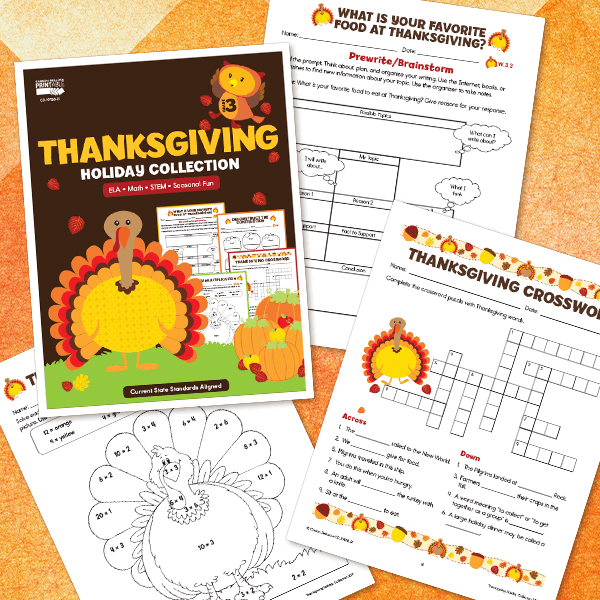 Free Thanksgiving Worksheets