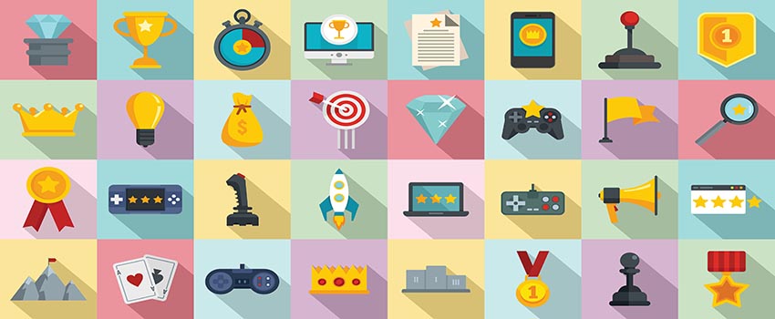 Distance Learning Tools and Icons