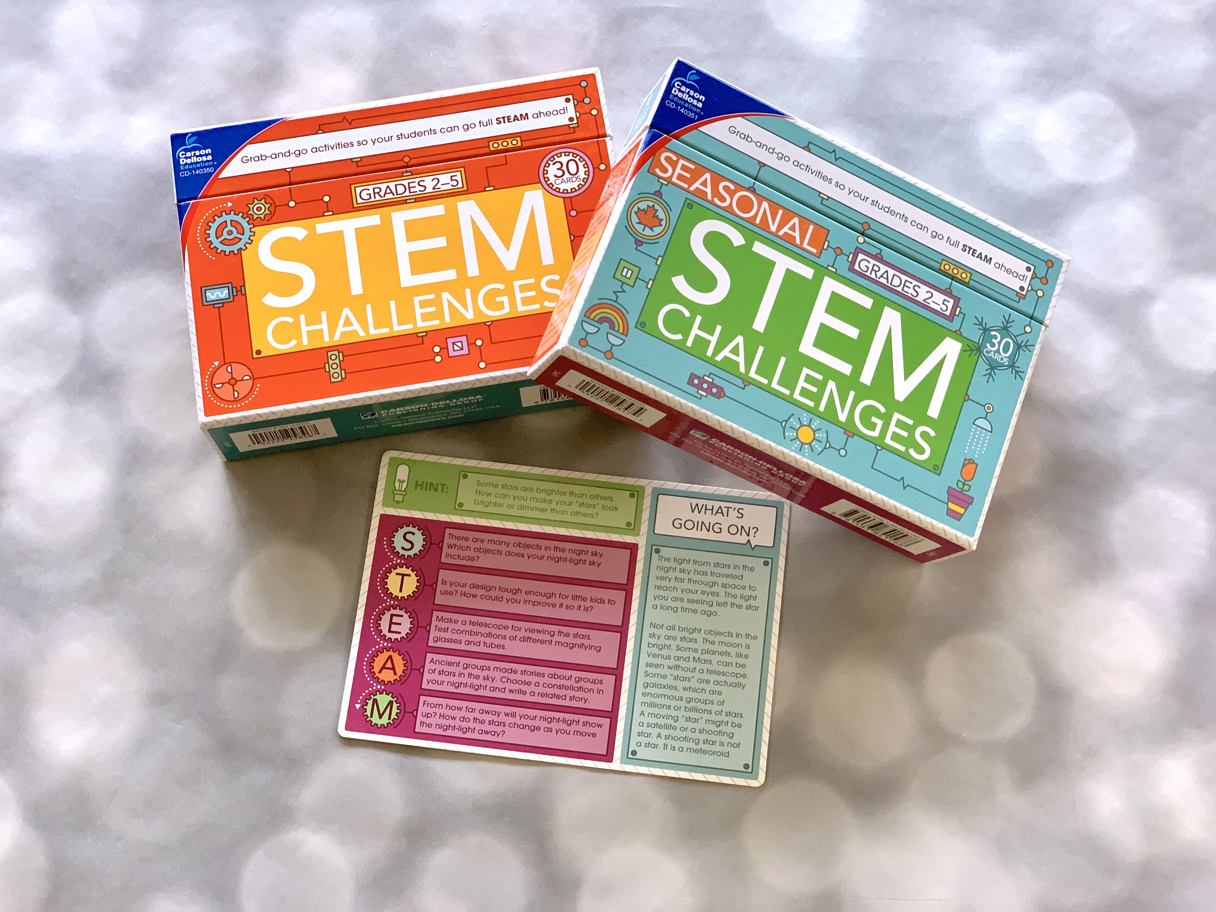 Grab and Go STEM Challenges are great for summer